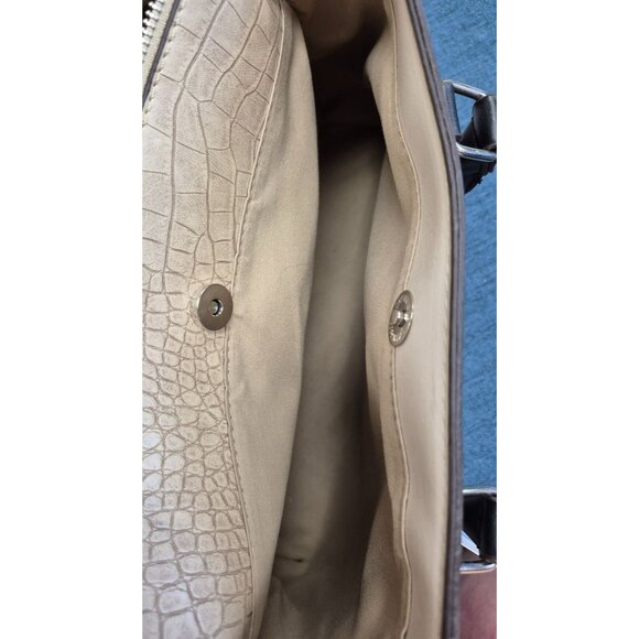 Adrienne Vittadini‎ Animal Instinct Satchel Handbag With Removable Strap - Picture 10 of 12